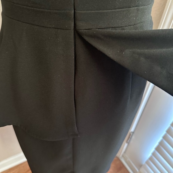 Banana Republic Black Peplum Dress - Picture 5 of 9
